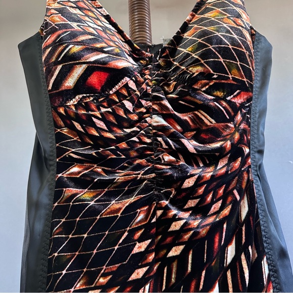 Alberto Malakli Velvet Bodycon Dress - Picture 3 of 9